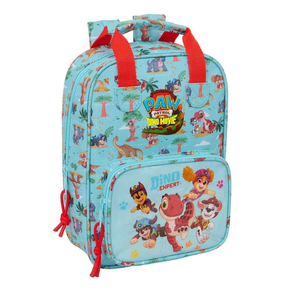 Mochila Creche Dino Rescue Patrulha Pata 28cm Adaptável