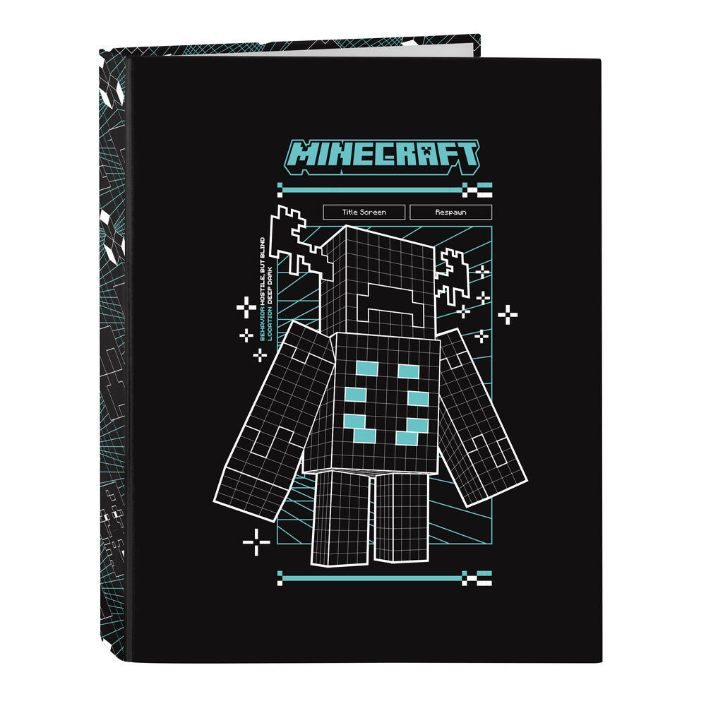 Capa A4 Anilhas Screen Minecraft