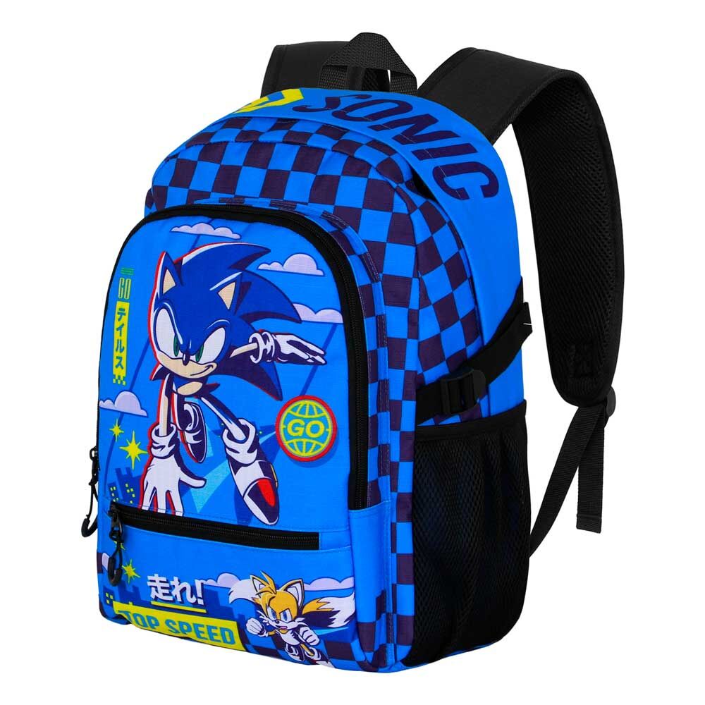 Mochila Escolar Sonic the Hedgehog 41cm