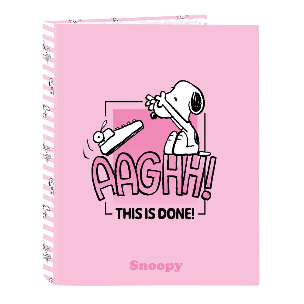 Capa A4 Anilhas Snoopy