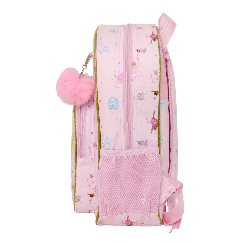 Mochila Pré-Escolar Ballet Barbie 34cm Adaptável