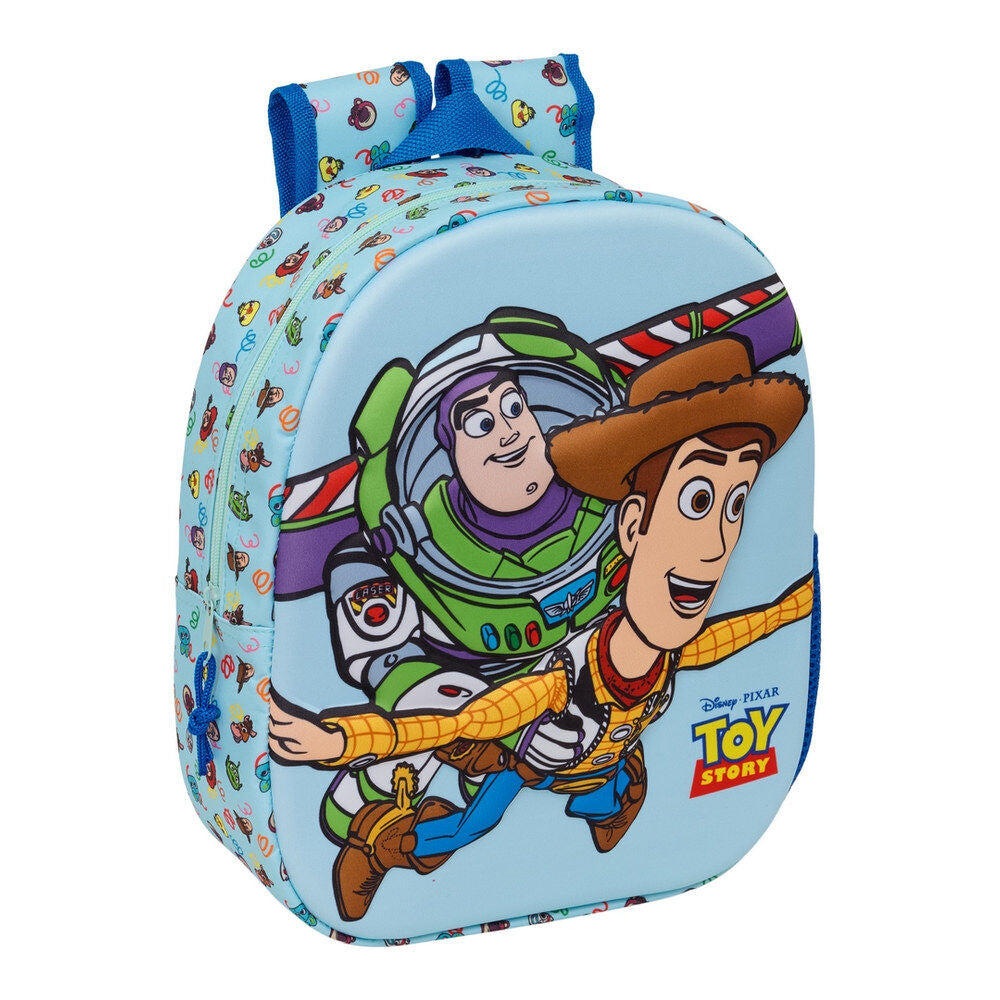 Mochila Pré-Escolar 3D Toy Story Disney Pixar 33cm