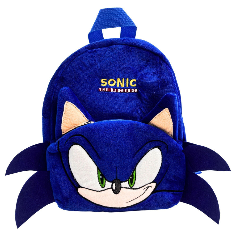 Mochila Pré-Escolar Sonic the Hedgehog 30cm