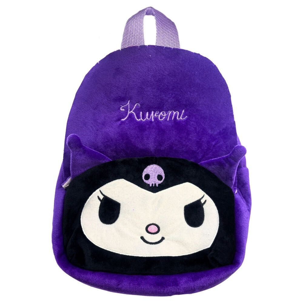 Mochila Pré-Escolar Kuromi Hello Kitty 30cm