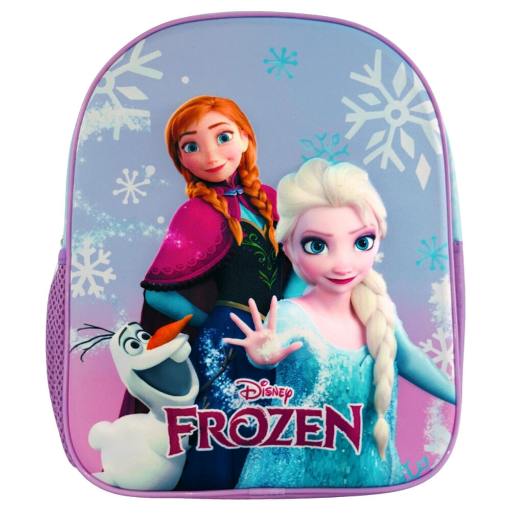 Mochila Pré-Escolar 3D Frozen Disney 30cm