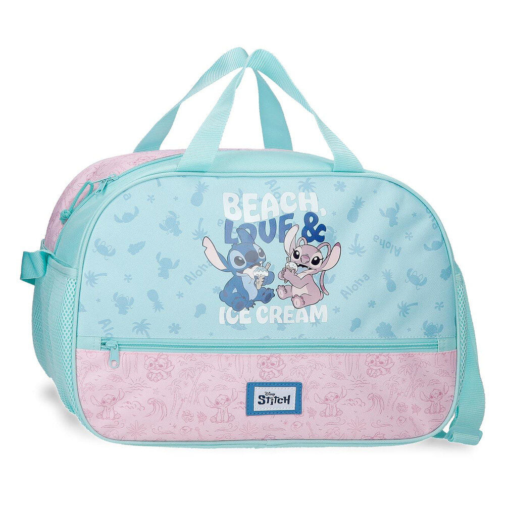 Bolsa de Viagem Beach & Love Stitch Disney 40cm