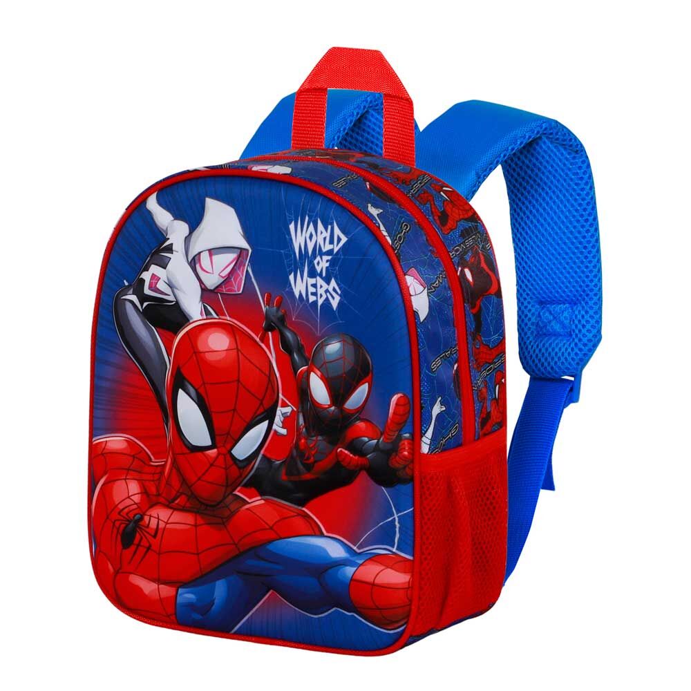 Mochila Pré-Escolar 3D Word Spiderman Marvel 31cm