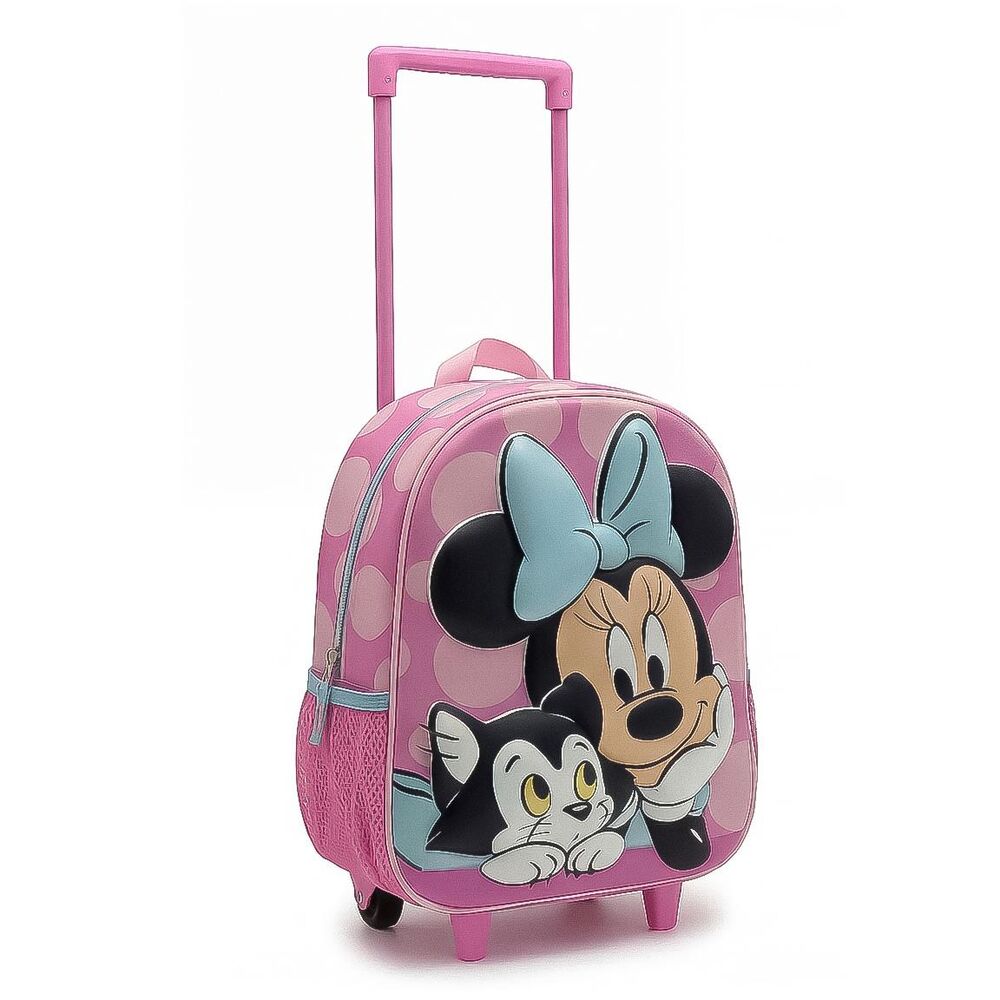 Mochila Pré-Escolar Trolley 3D Minnie Disney 30cm