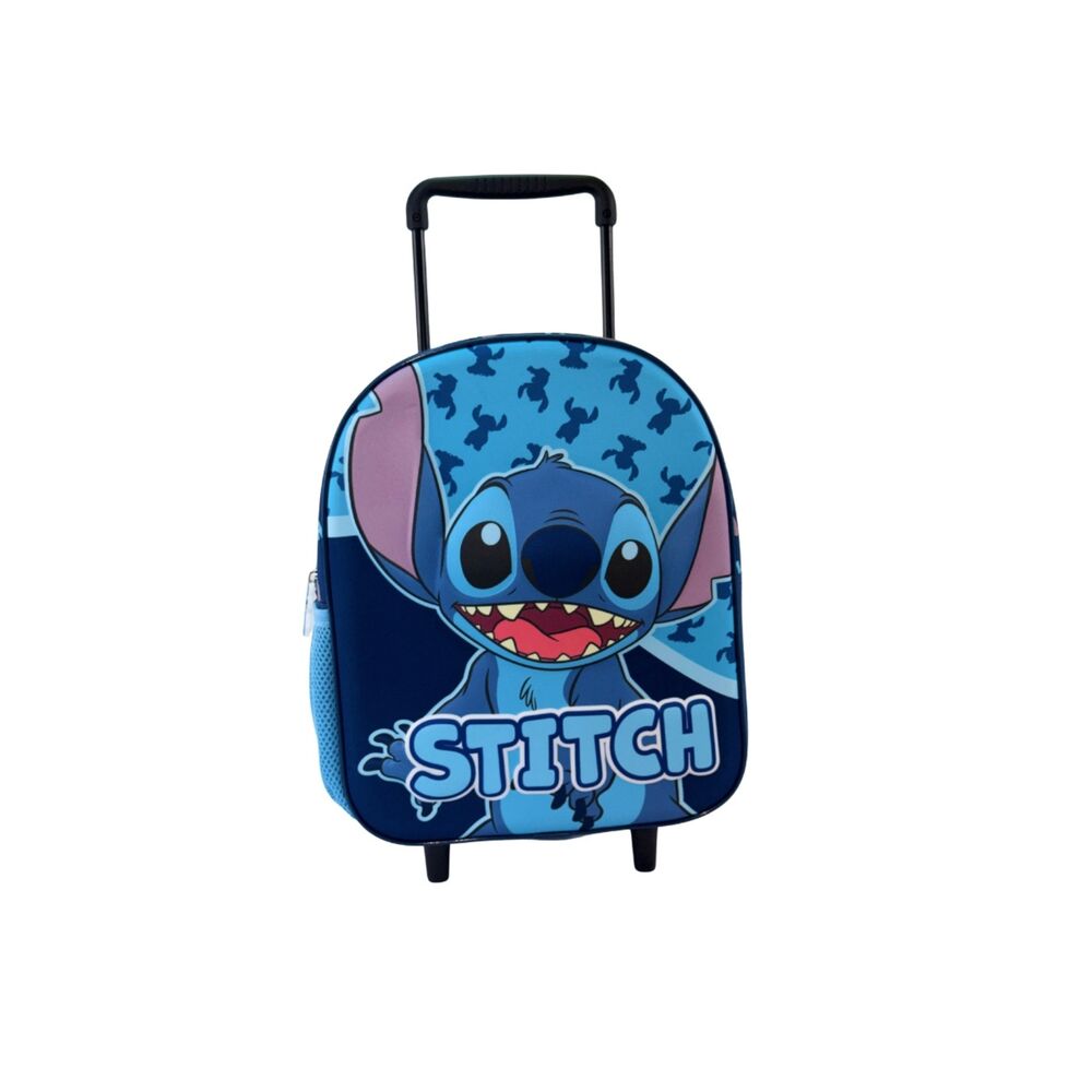 Mochila Pré-Escolar Trolley Abstract Stitch Disney 32cm