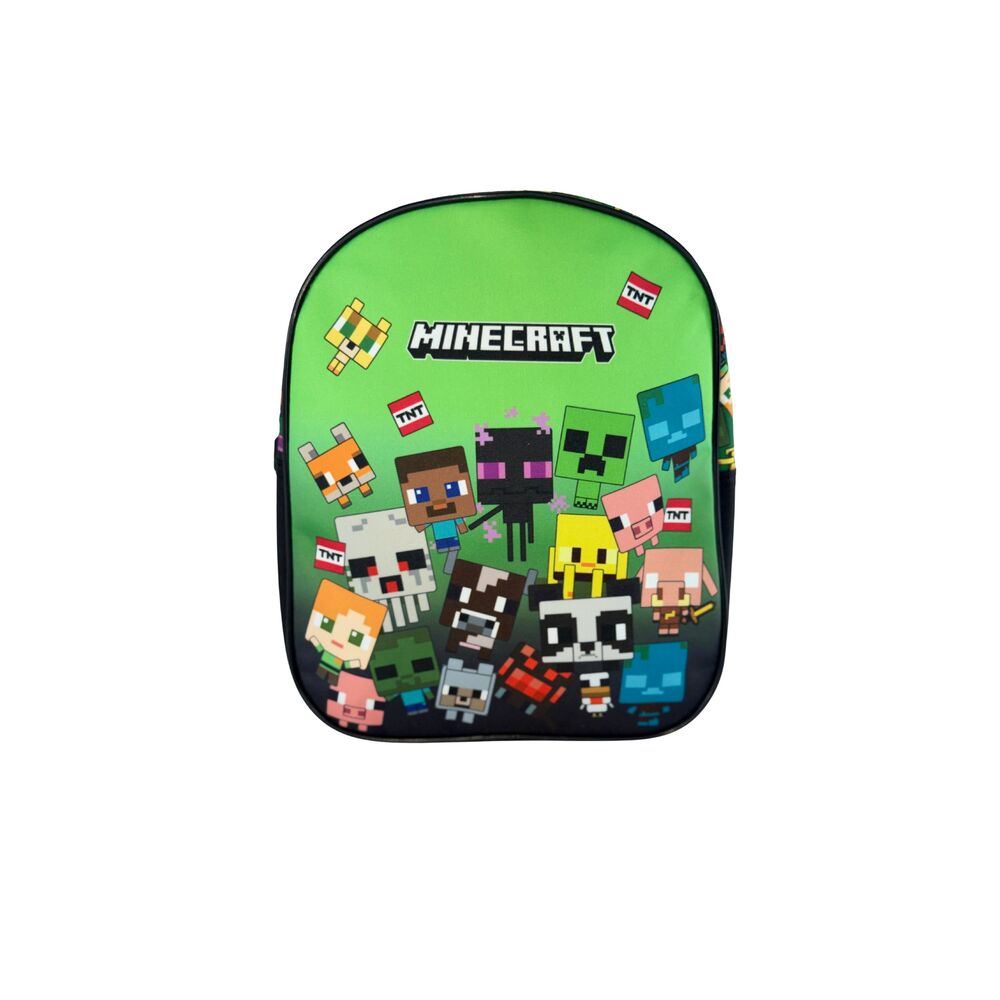 Mochila Creche Characters Minecraft 26cm