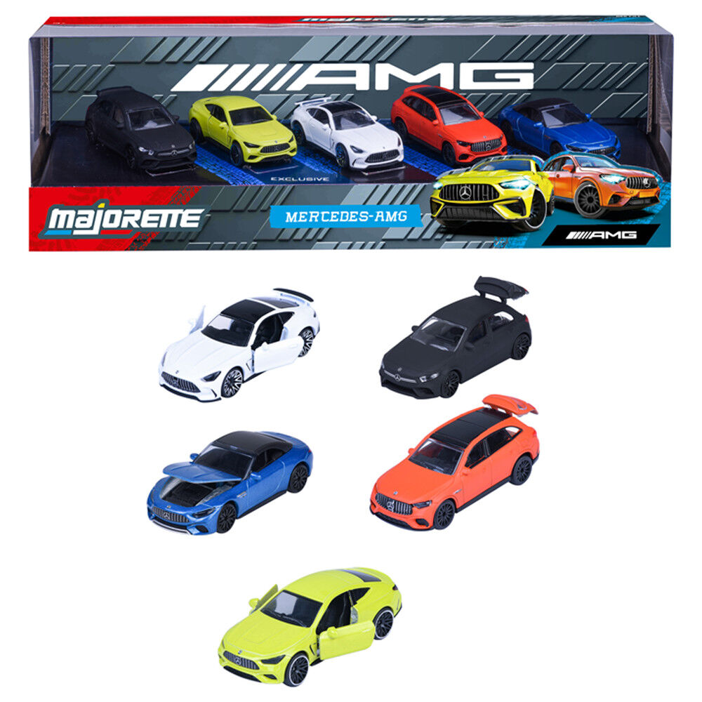 Pack 5 Carros Mercedes AMG