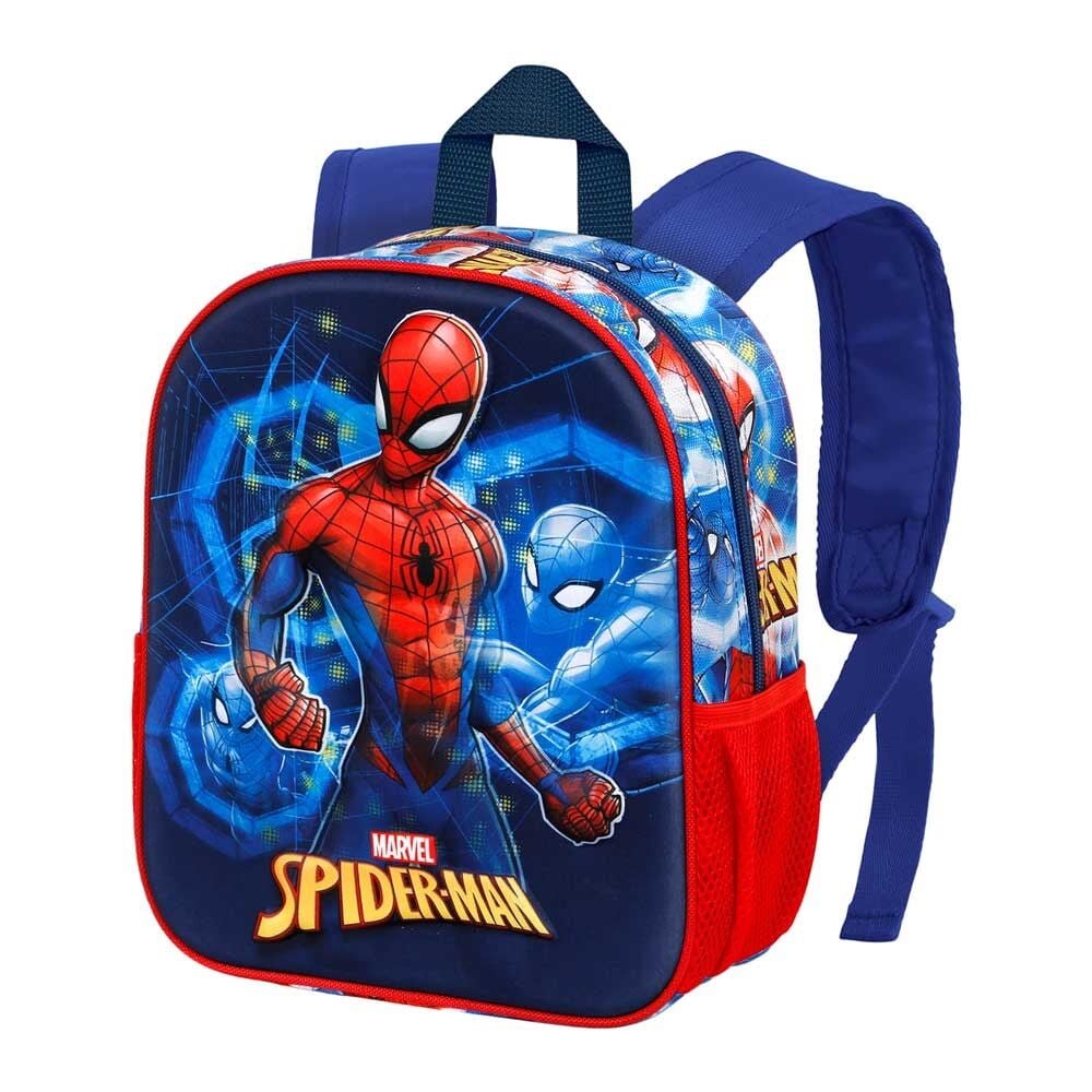Mochila Pré-Escolar 3D Powerful Spiderman Marvel 30cm