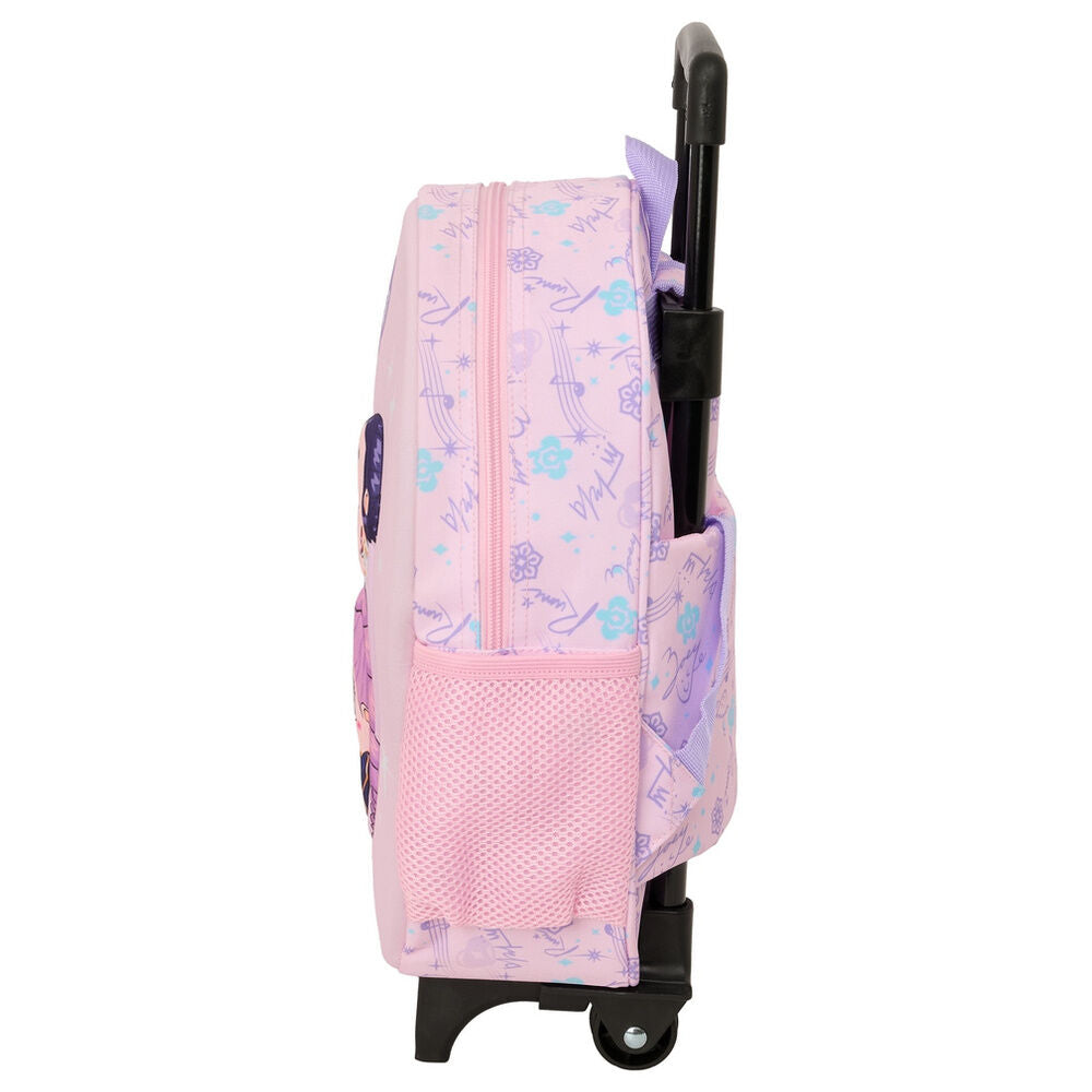 Mochila Pré-Escolar Trolley 3D Chibi K-Pop Demon Hunters 33cm