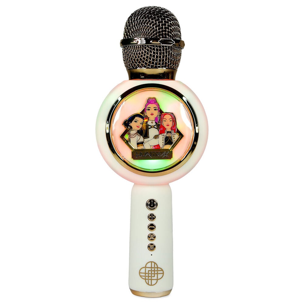 Microfone Altifalante LED Golden K-Pop Demon Hunter