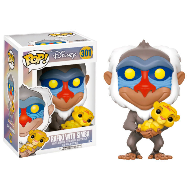 Figura POP Disney The Lion King Rafiki com Simba