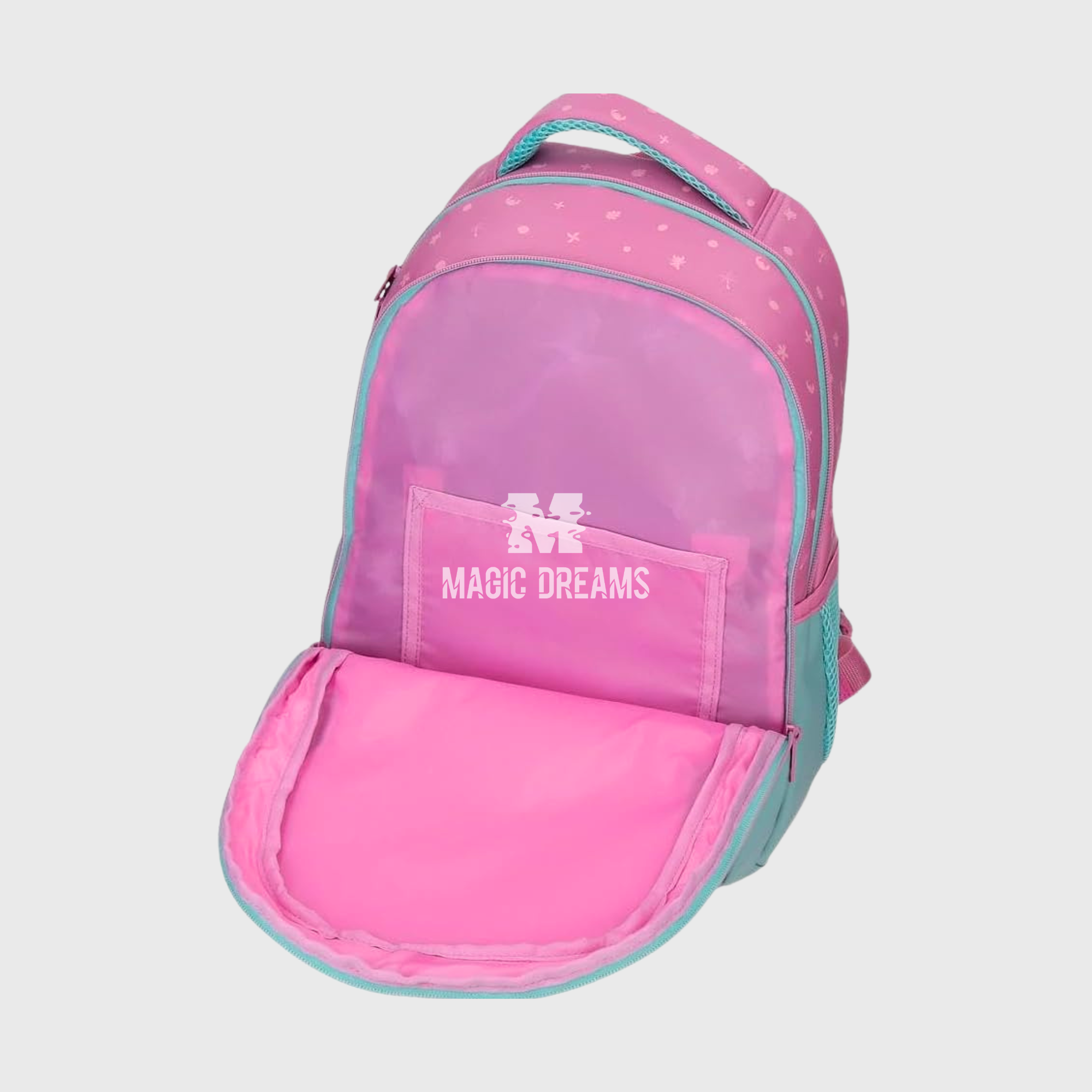Mochila Escolar Stitch 42cm Adaptável Little Destruction Disney