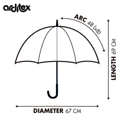 Guarda Chuva Transparente Eva Lilo &amp; Stitch Manual 67cm Cor Sortida