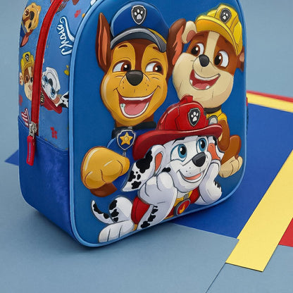 Mochila Pré-Escolar 3D Patrulha Pata 30cm