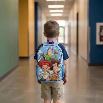Mochila Pré-Escolar 3D Toy Story Disney Pixar 30cm