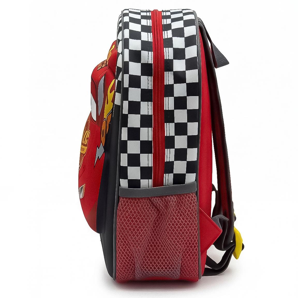 Mochila Pré-Escolar 3D Cars Disney 30cm