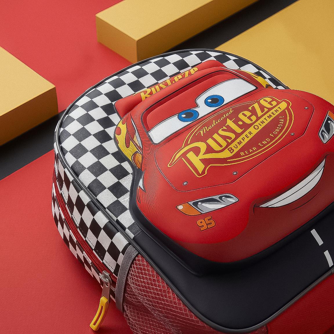 Mochila Pré-Escolar 3D Cars Disney 30cm