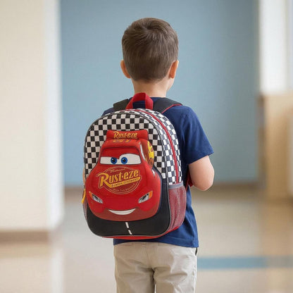 Mochila Pré-Escolar 3D Cars Disney 30cm