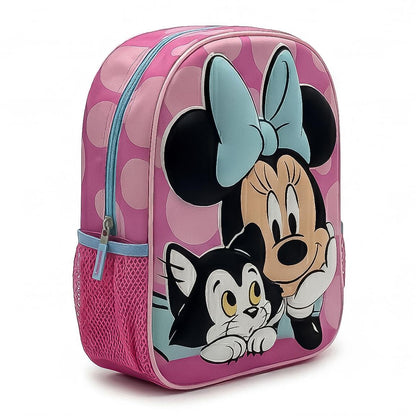 Mochila Pré-Escolar 3D Minnie Disney 30cm