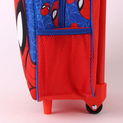 Mochila Pré-Escolar Trolley 3D Spiderman Marvel 30cm