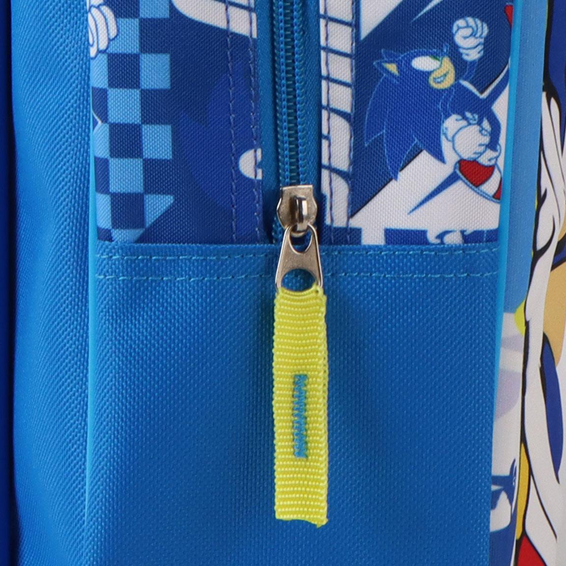 Mochila Pré-Escolar Trolley 3D Sonic the Hedgehog 30cm