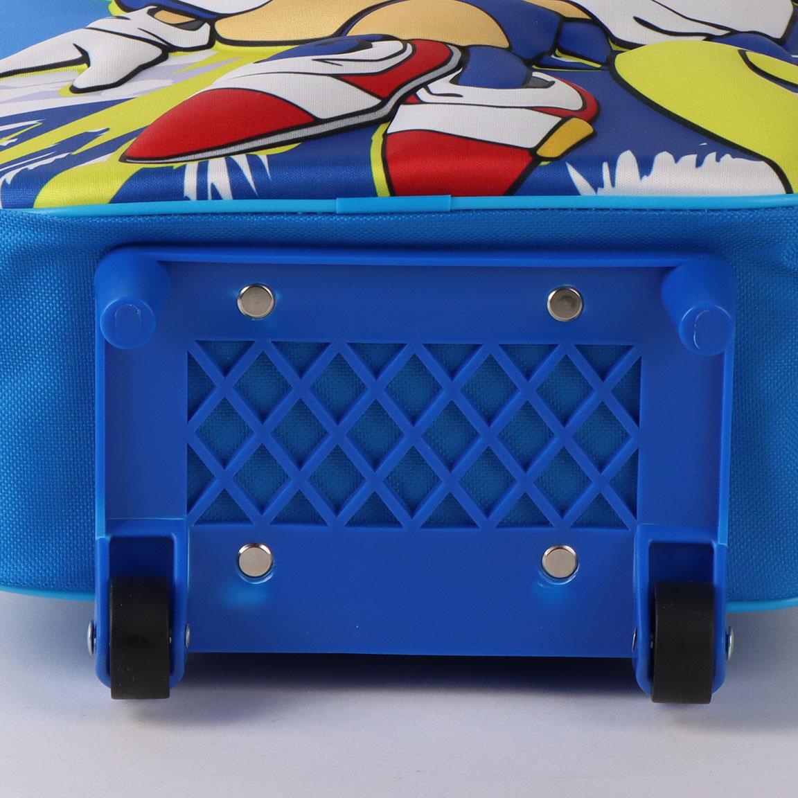 Mochila Pré-Escolar Trolley 3D Sonic the Hedgehog 30cm