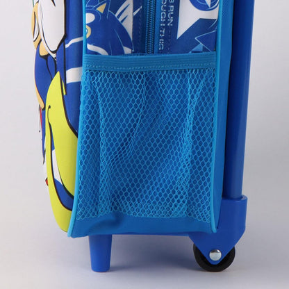 Mochila Pré-Escolar Trolley 3D Sonic the Hedgehog 30cm