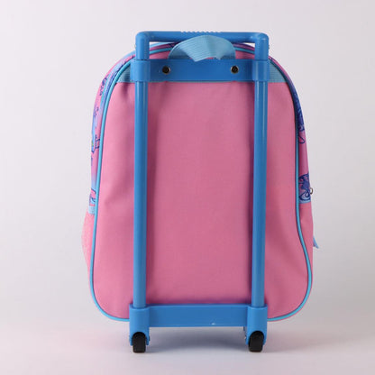 Mochila Pré-Escolar Trolley 3D Stitch Disney 30cm