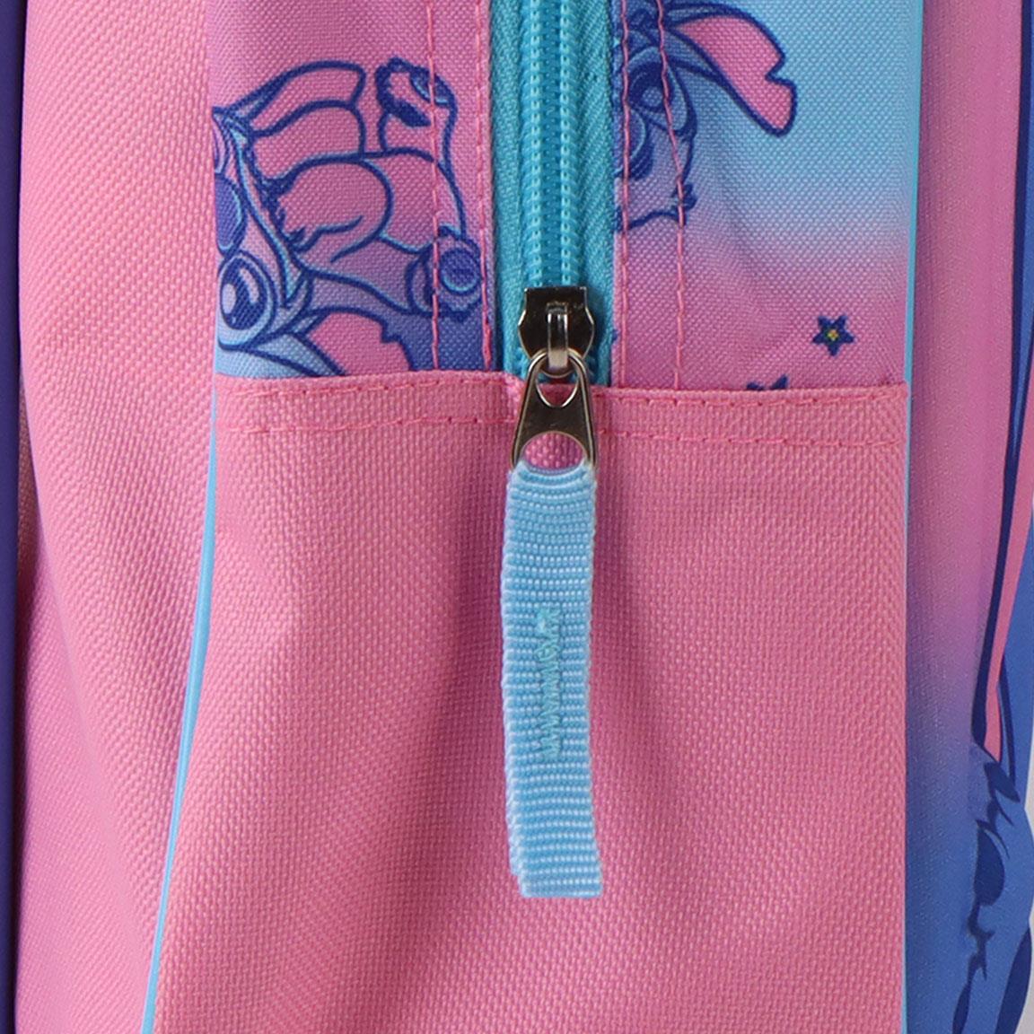 Mochila Pré-Escolar Trolley 3D Stitch Disney 30cm