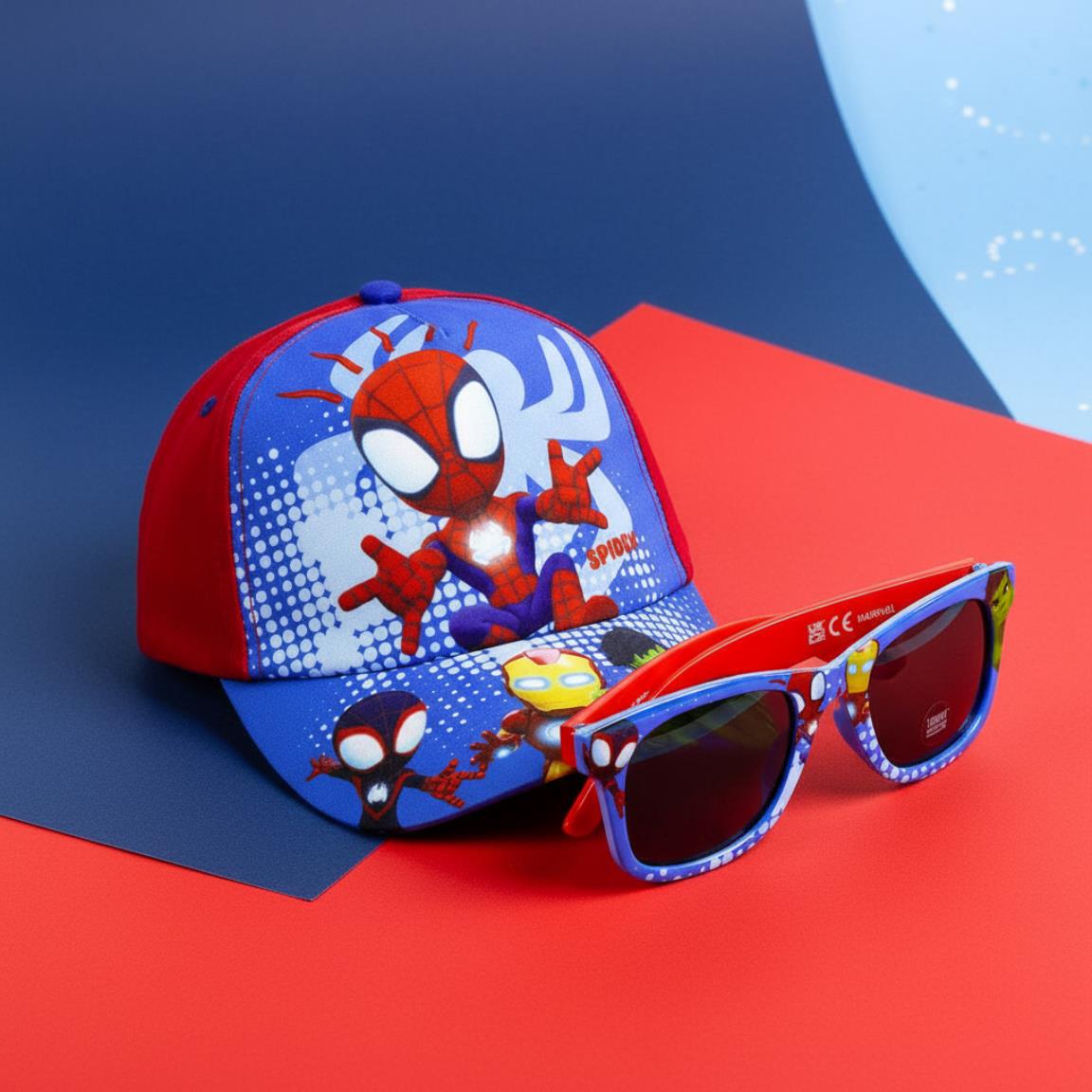 Conjunto Chapéu + Óculos de Sol Spidey Spiderman