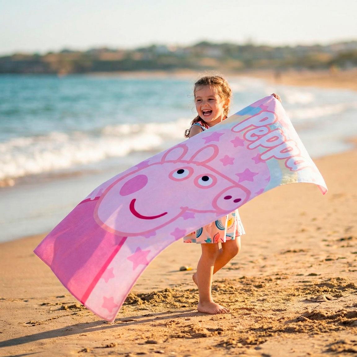 Toalha de Praia Microfibra Peppa Pig 70x140cm