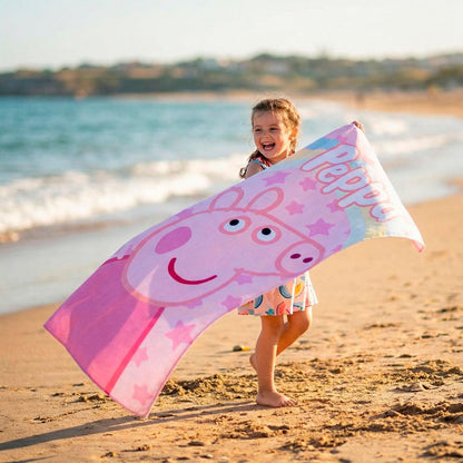 Toalha de Praia Microfibra Peppa Pig 70x140cm