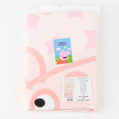 Toalha de Praia Microfibra Peppa Pig 70x140cm
