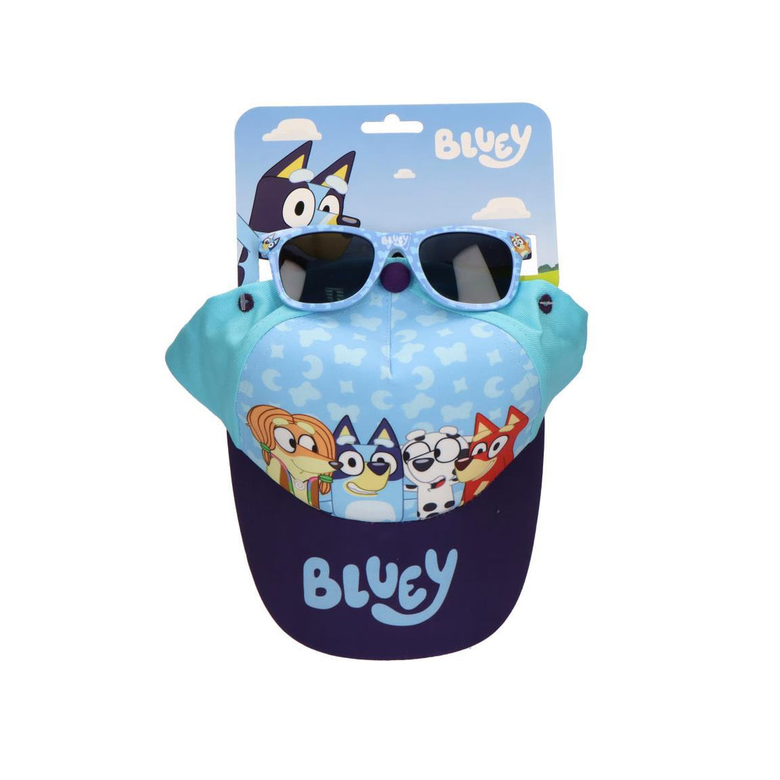 Conjunto Chapéu + Óculos de Sol Bluey e Bingo
