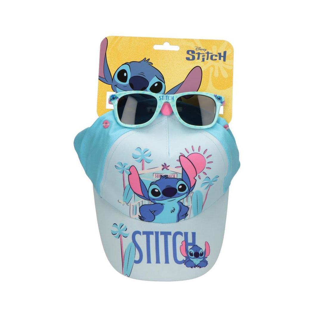 Conjunto Chapéu + Óculos de Sol Stitch Disney