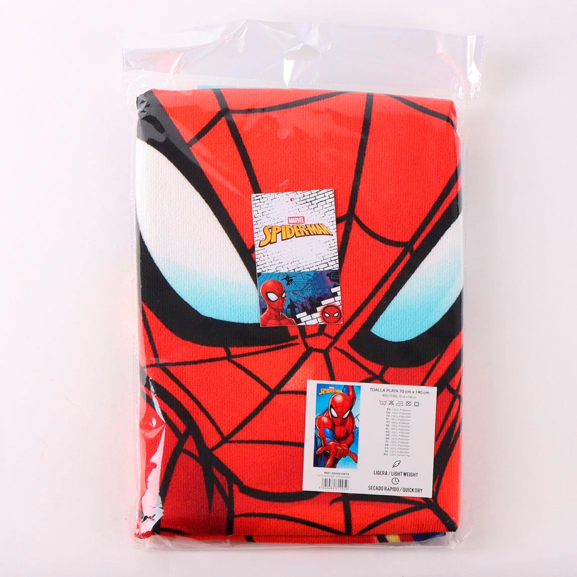Toalha de Praia Microfibra Spiderman 70x140cm