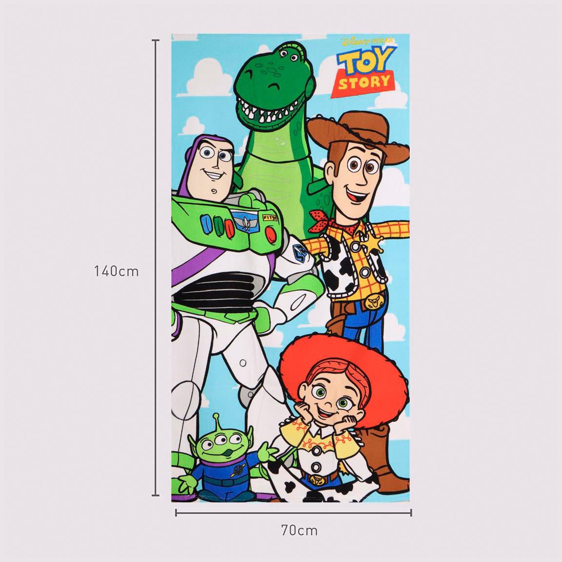 Toalha de Praia Microfibra Toy Story Disney Pixar 70x140cm