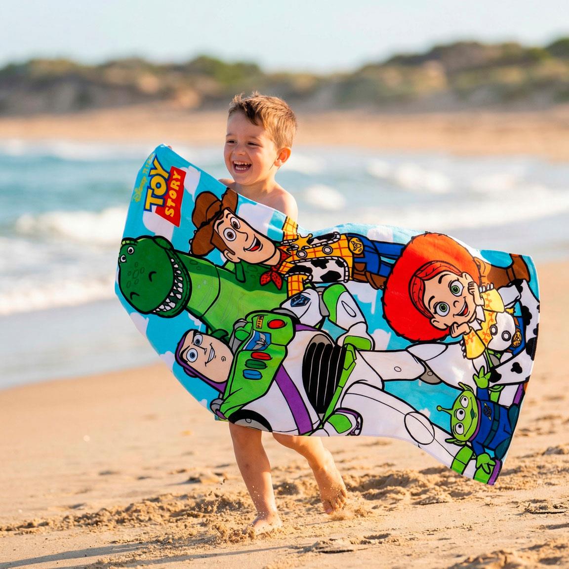 Toalha de Praia Microfibra Toy Story Disney Pixar 70x140cm
