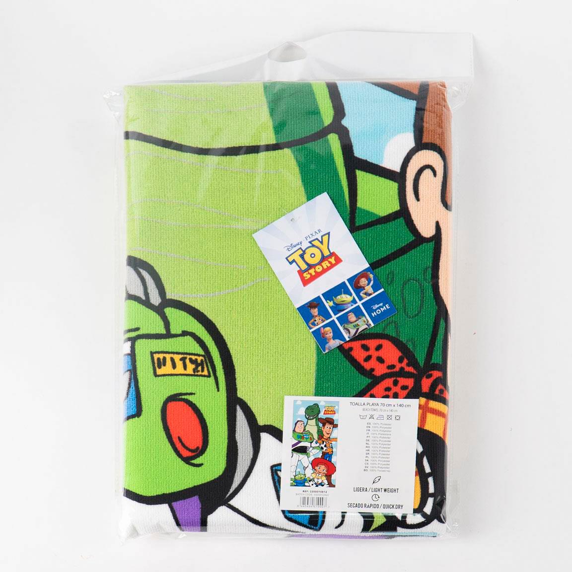 Toalha de Praia Microfibra Toy Story Disney Pixar 70x140cm