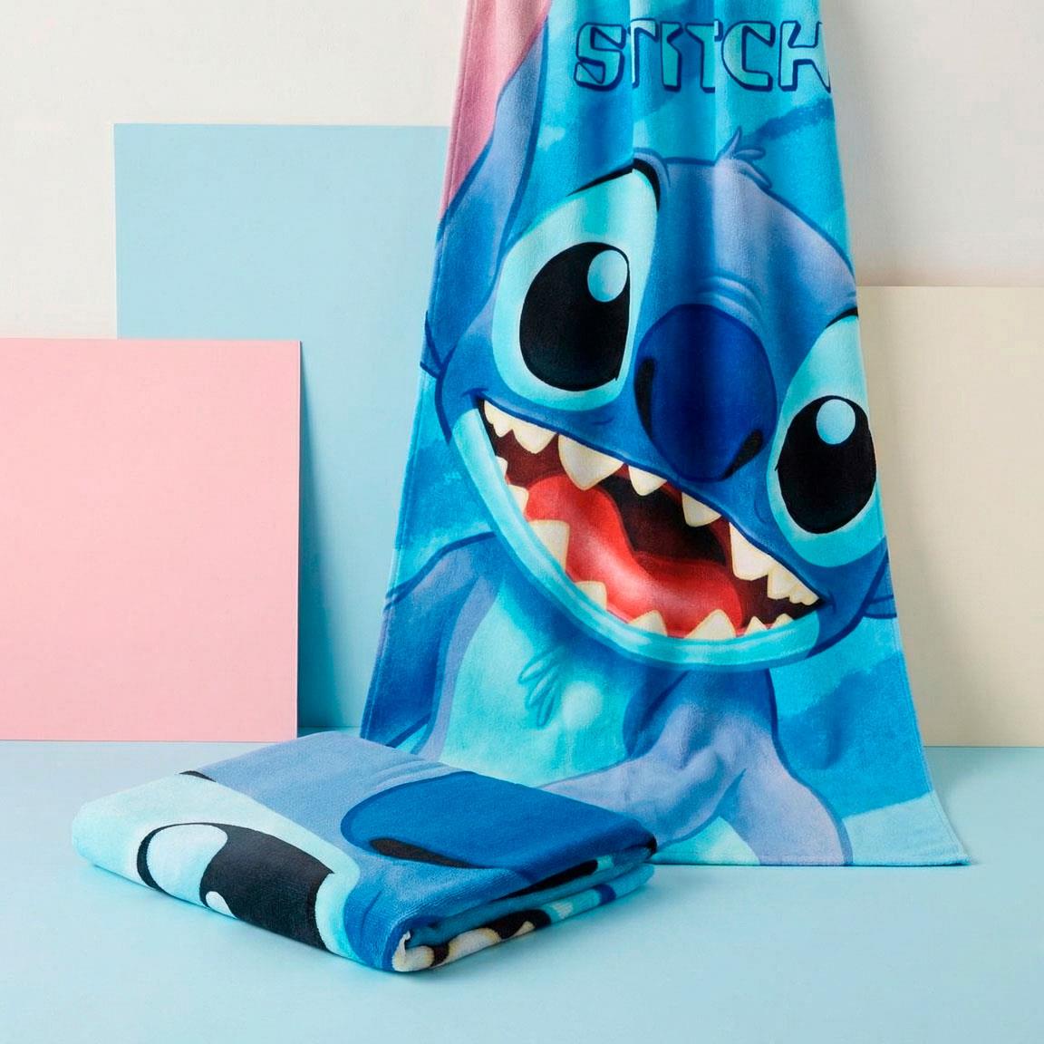 Toalha de Praia Microfibra Stitch 70x140cm