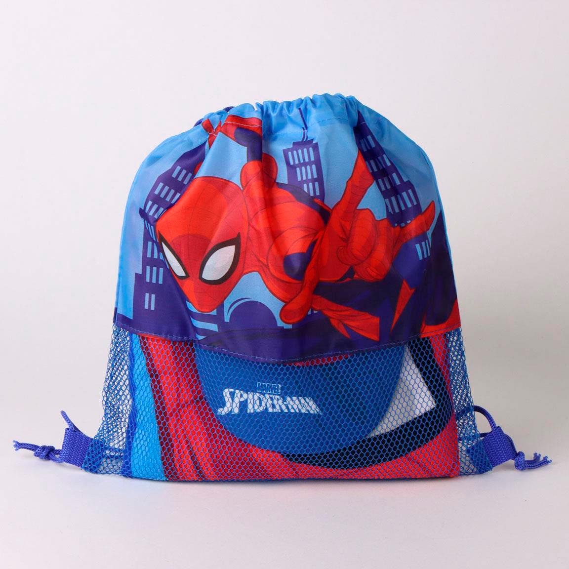 Conjunto Toalha de Praia + Saco + Boné Spiderman Marvel