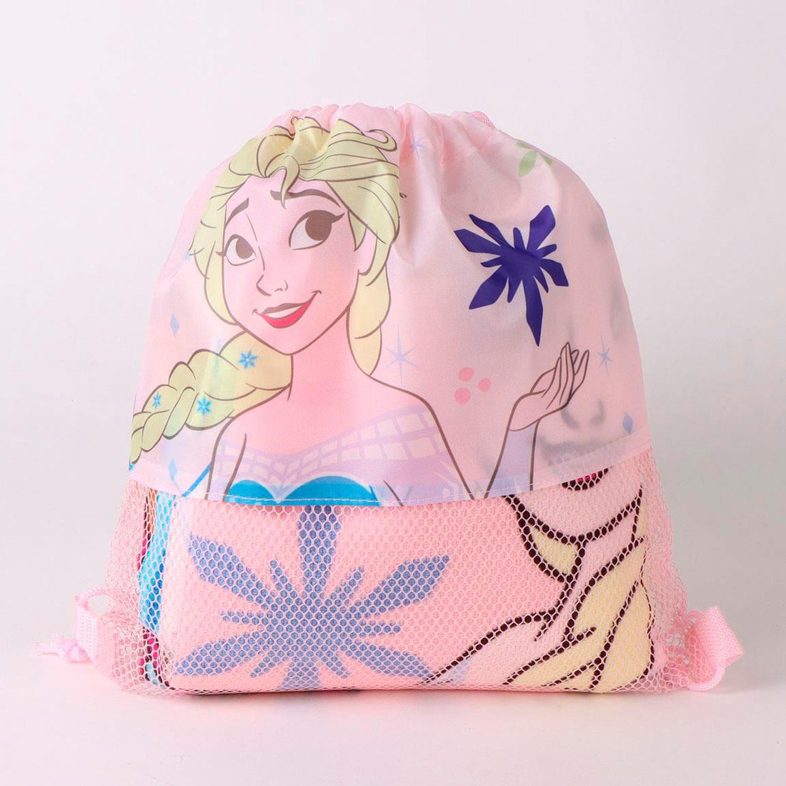 Conjunto Toalha de Praia + Saco + Boné Frozen Disney
