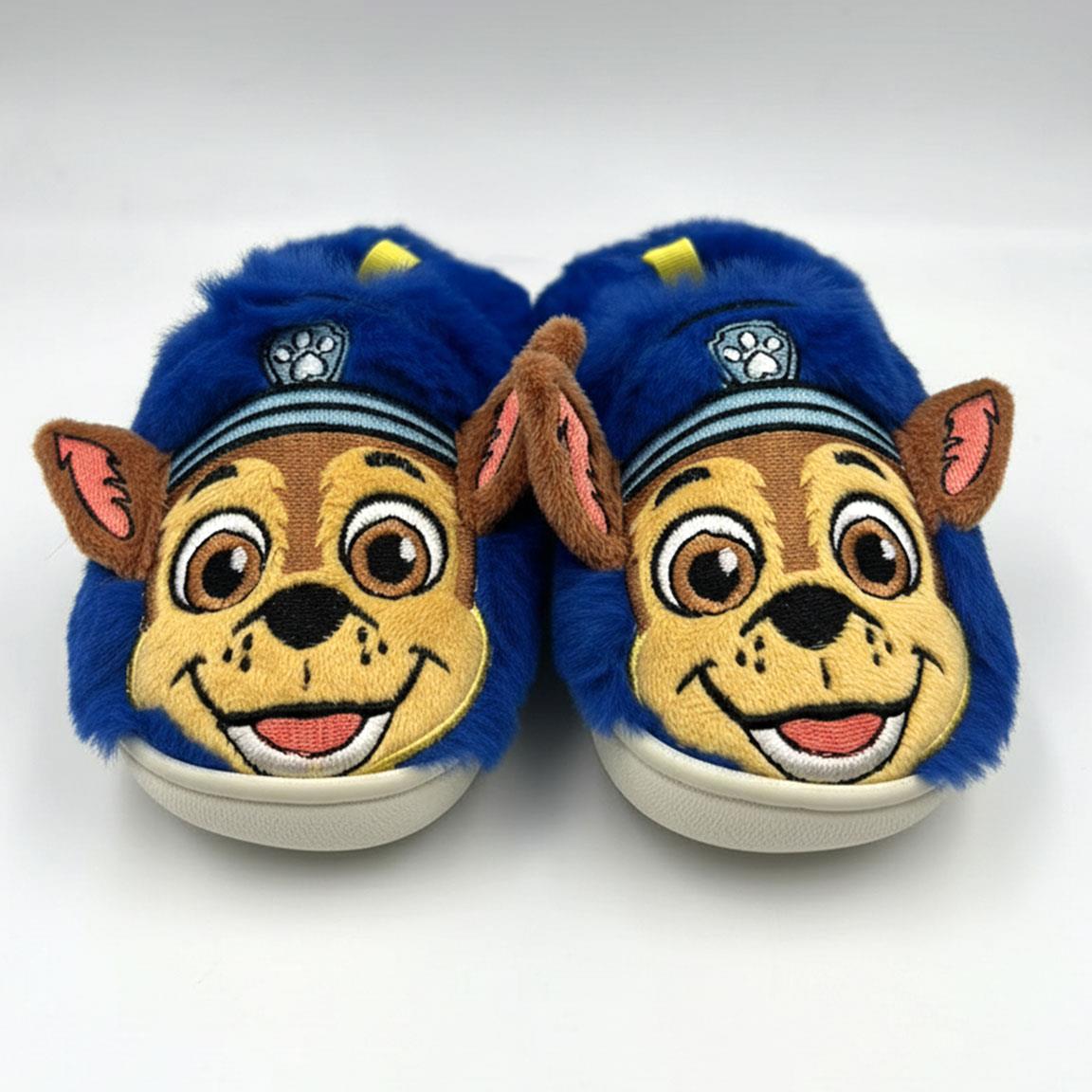 Pantufas Infantis Aplicações 3D Patrulha Pata