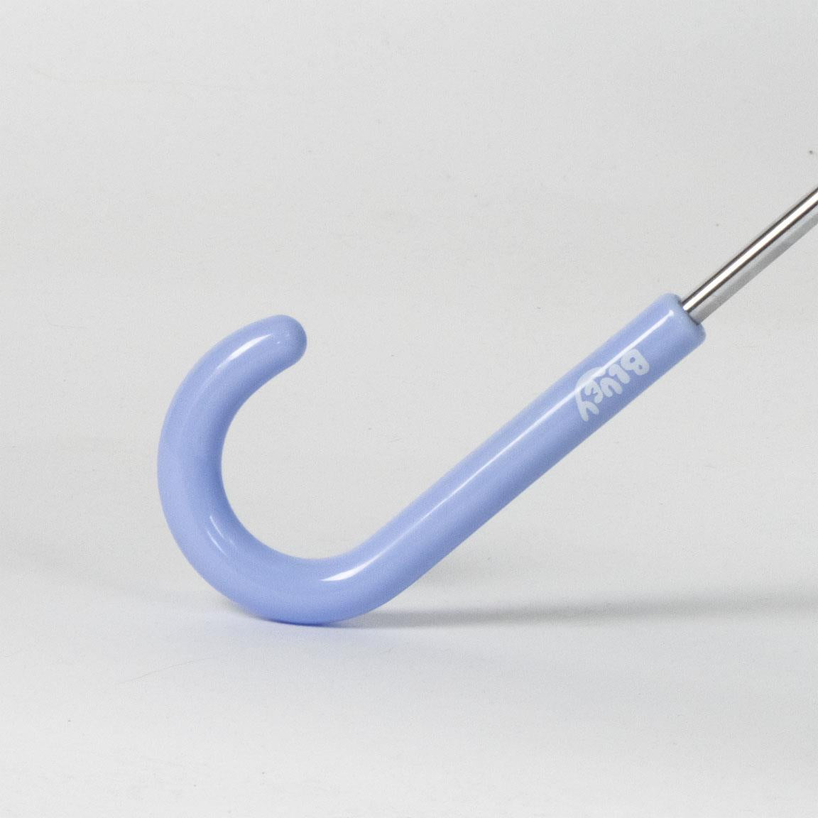 Chapéu de Chuva Manual POE Bolha Bluey e Bingo Azul Claro 45cm