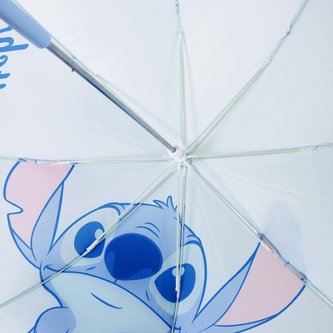 Guarda-Chuva Manual com Aplicações 3D Stitch 45cm