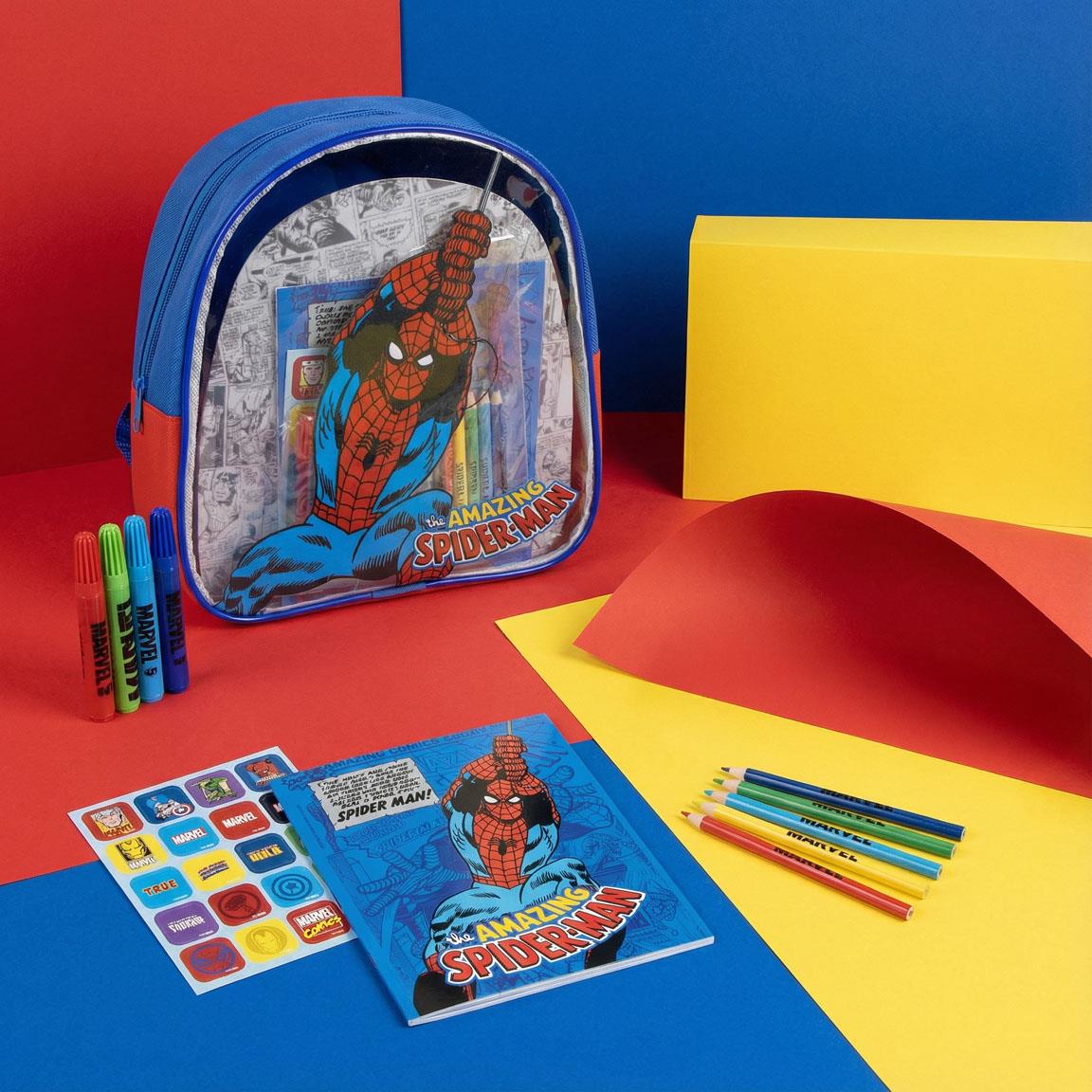 Set de Papeleria Mochila Avengers Marvel